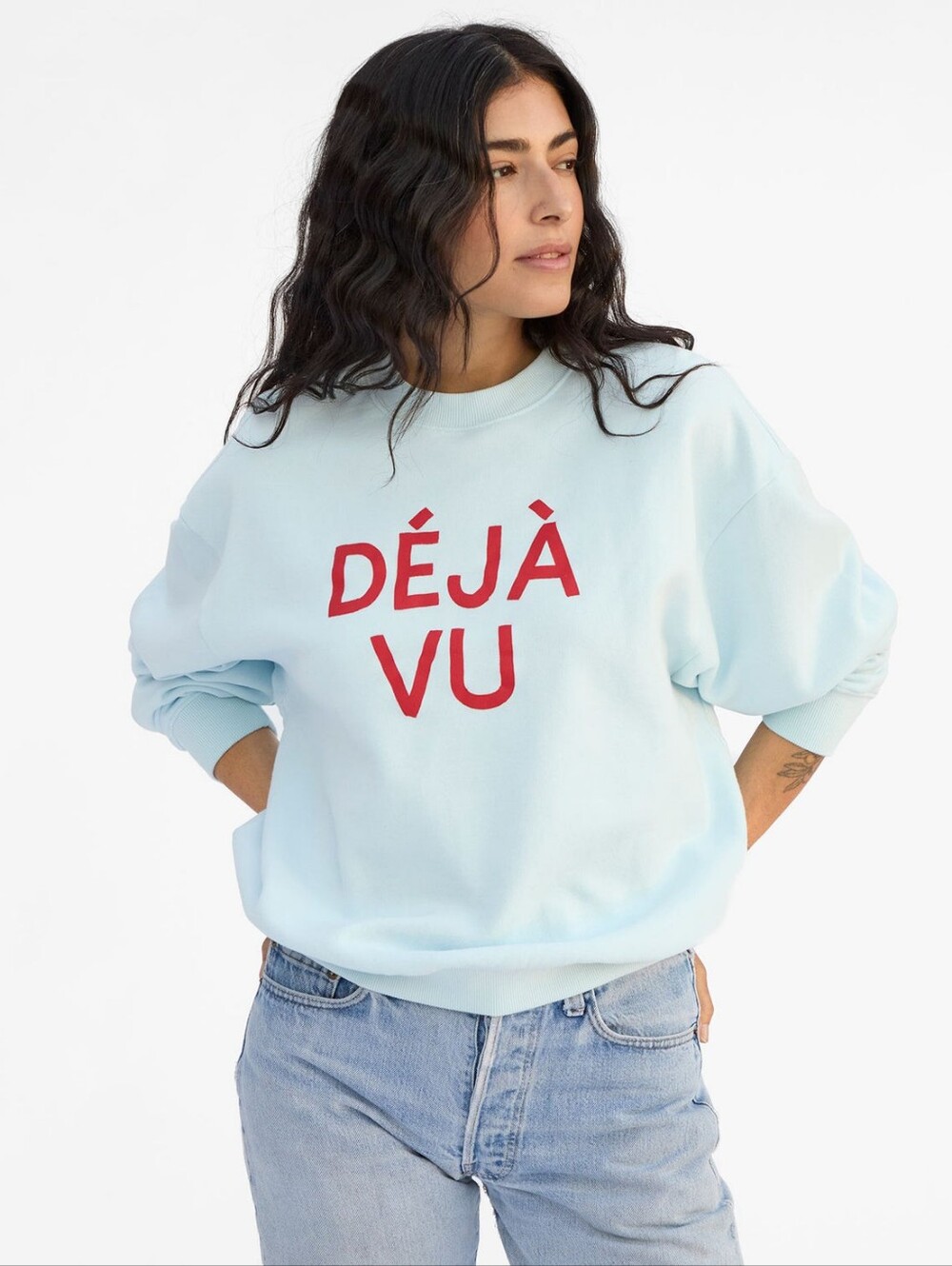 Clare V Oversized Sweatshirt - Déjà Vu